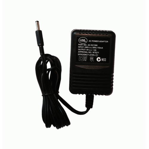 UXL 9V AC 1500mA Power Adaptor with 2.5mm ID Tip