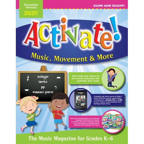 Activate! Dec 16/Jan 17 Book/CD (Softcover Book/CD)