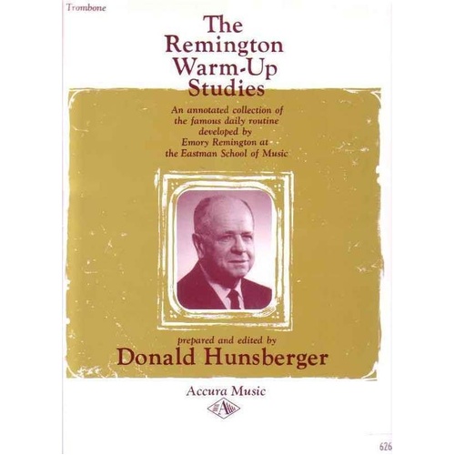 Remington Warm Up Studies for Trombone by Emory Remington