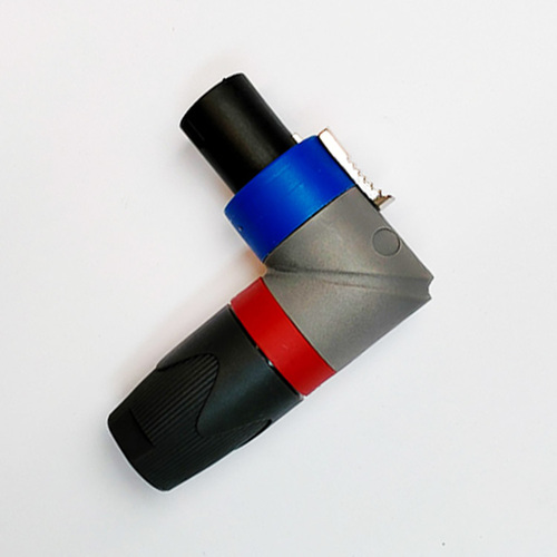 Leem Angled 4-Pole Speakon Connector