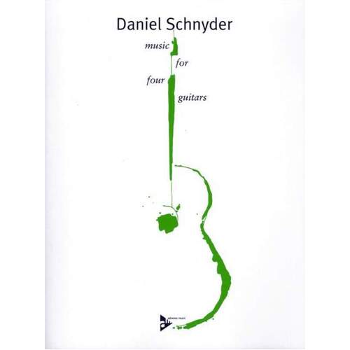 Music For Four Guitars Four Movement Suite (Softcover Book)