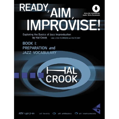 Ready Aim Improvise Book 1 Book/Online Audio