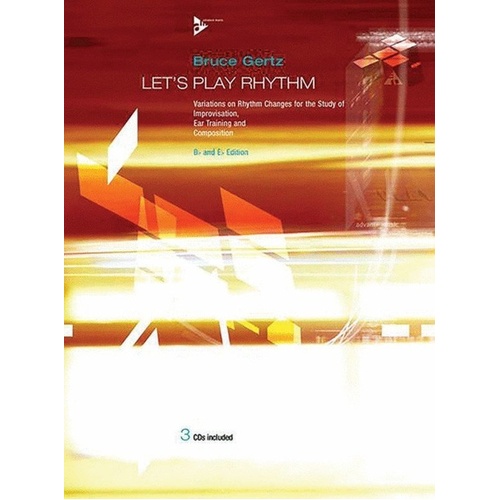 Let's Play Rhythm for B Flat and E Flat Instruments Book with 3 CDs