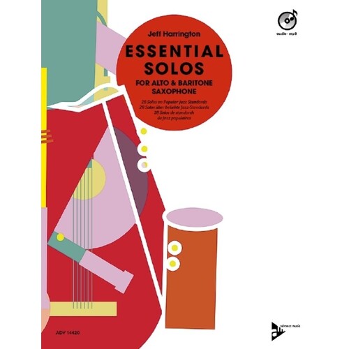 Harrington - Essential Solos For Alto and Bari Sax Book/CD (Softcover Book/CD)