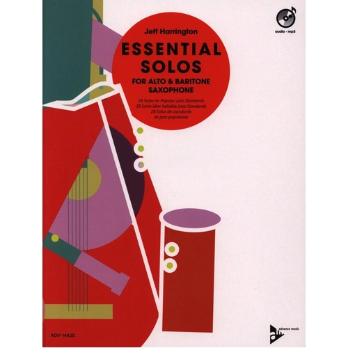 Harrington Essential Solos for Alto & Baritone Saxophone BK/CD