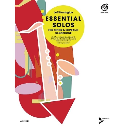 Harrington - Essential Solos For Tenor and Sop Sax Book/CD (Softcover Book/CD)