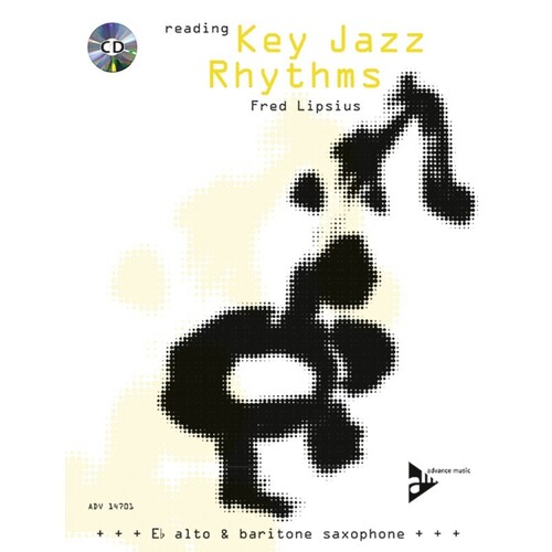Reading Key Jazz Rhythms Alto/Bari Sax Book/CD (Softcover Book/CD)