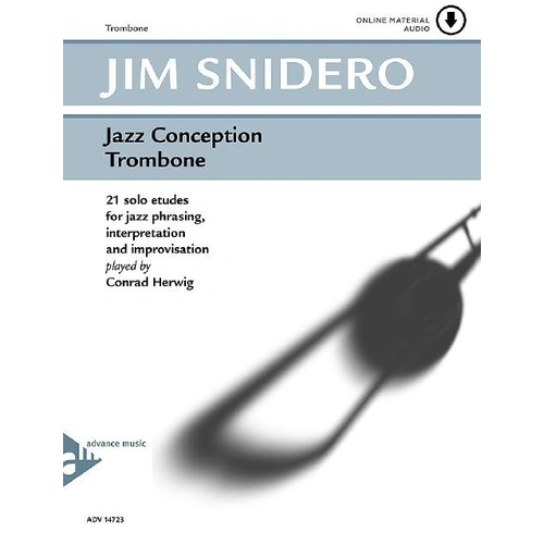 Jazz Conception for Trombone Book/Audio Set by Jim Snidero