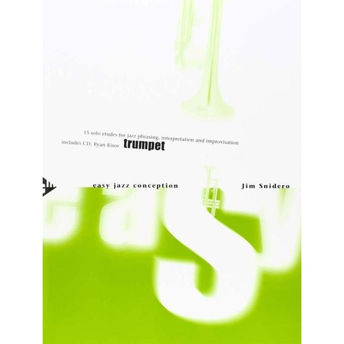 Easy Jazz Conception for Trumpet Book/CD Set by Jim Snidero