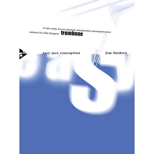 Easy Jazz Conception Trombone Book/CD