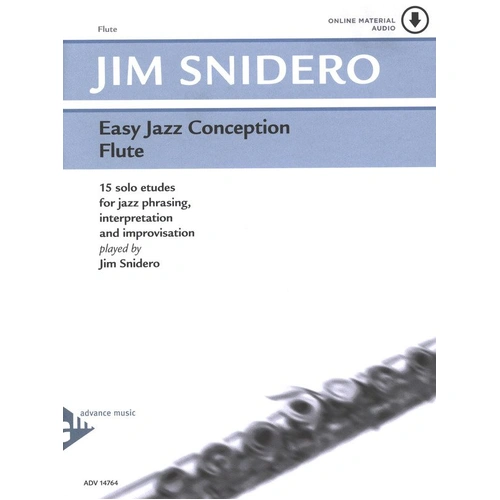 Easy Jazz Conception for Flute Book/CD Set by Jim Snidero