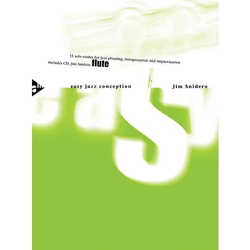 Easy Jazz Conception Flute Book/CD