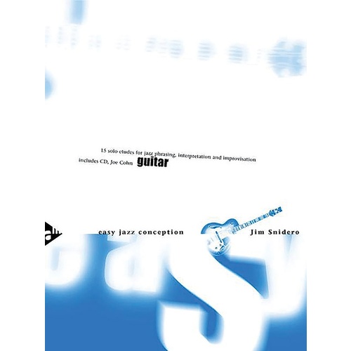 Easy Jazz Conception Guitar Book/CD