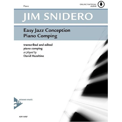 Easy Jazz Conception Piano Comping Book/CD Set