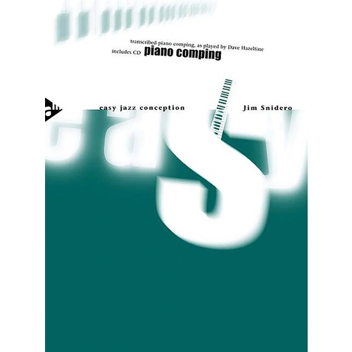 Easy Jazz Conception Piano Comping Book/CD