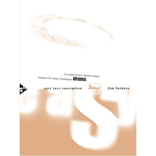 Easy Jazz Conception Drums Book/CD (Softcover Book/CD)