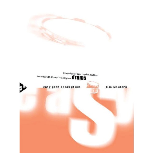Easy Jazz Conception Drums Book/CD