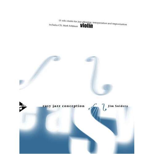 Easy Jazz Conception Violin Book/CD (Softcover Book/CD)