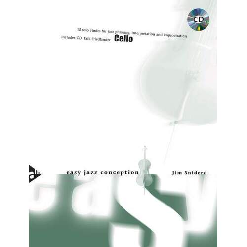 Easy Jazz Conception Cello Book/CD (Softcover Book/CD)
