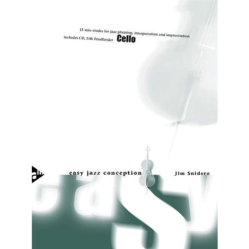 Easy Jazz Conception Cello Book/CD