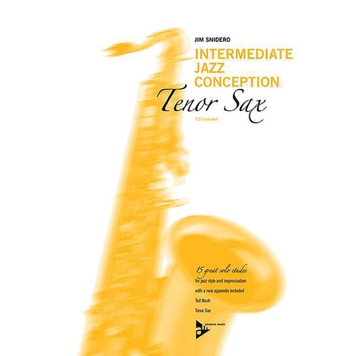 Intermediate Jazz Conception Tenor Sax Book/CD