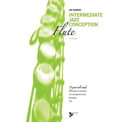 Intermediate Jazz Conception Flute Book/CD