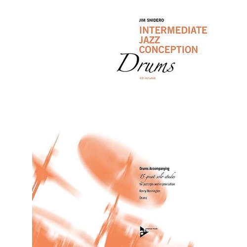 Intermediate Jazz Conception Drums Book/CD
