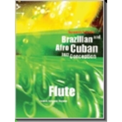 Brazilian Afro Cuban Jazz Conception Flute Book/CD 