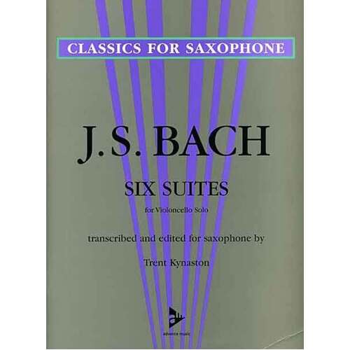 Suites Orig For Vc Arr Kynaston Sax Solo (Softcover Book)