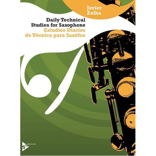 Zalba - Daily Technical Studies For Saxophone (Softcover Book)