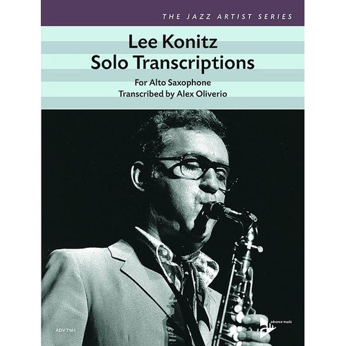 Lee Konitz - Solo Transcriptions for Alto Saxophone