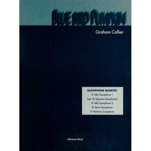 Blue Bird Pumpkin Aatb Sax Quartet Score/Parts