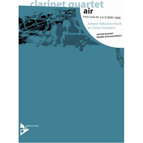 Air From Suite No 3 D Bwv 1068 Clarinet Quartet 