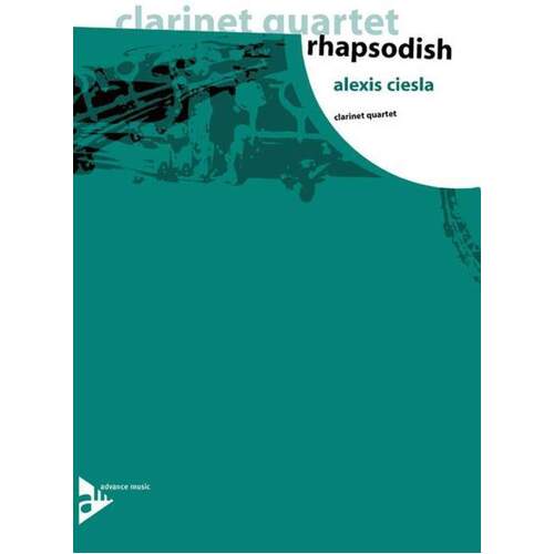 Rhapsodish Clarinet Quartet Score/Parts