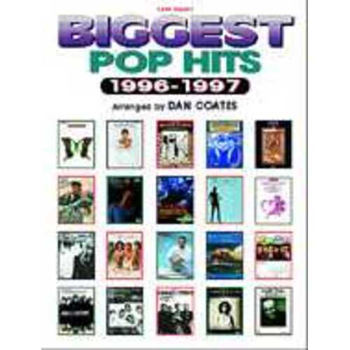Biggest Pop Hits 1996-1997 Easy Piano 