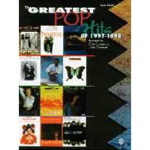 Greatest Pop Hits 97 - 98 Easy Piano 
