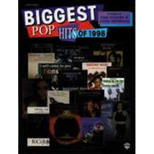 Biggest Pop Hits Of 1998 Easy Piano 