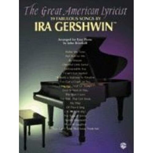 Great American Lyricist Easy Piano 