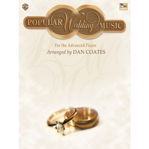 Popular Wedding Music Adv Piano Arr Coates