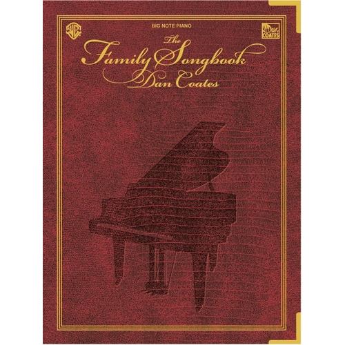 Family Songbook Big Note Arranged by Dan Coates - Warner Bros Piano Sheet Music