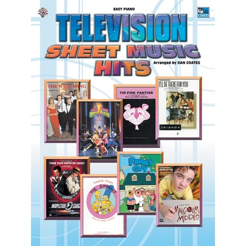 Television Sheet Music Hits EP Arranged by Coates for Piano