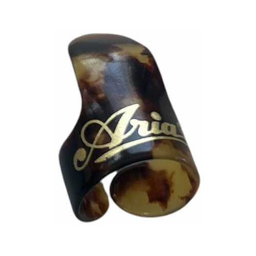 Aria Large Plastic Finger Picks Shell Finish 12-Pack