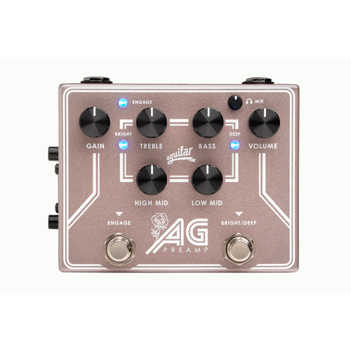 Aguilar AG Preamp DI Pedal - Breast Cancer Awareness Edition