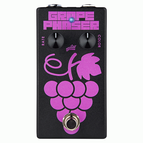 Aguilar Grape Phaser Pedal V2 - Analog Phase Shifting with Two-Knob Layout