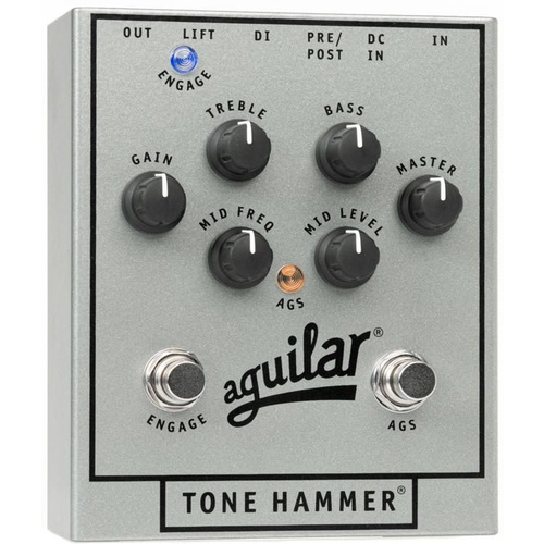 Aguilar 25th Anniversary Tone Hammer DI/Preamp Bass Guitar Pedal