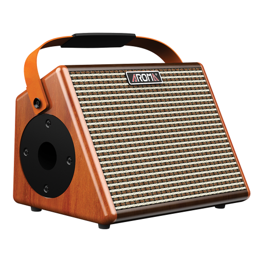 Aroma AG-26A 25W Rechargeable Acoustic Guitar Amplifier with Bluetooth and Microphone Channel