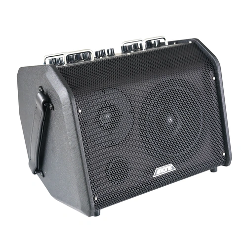 Aroma 80W Acoustic Guitar Rechargeable Amplifier with Bluetooth and Gig Bag [AG80A]