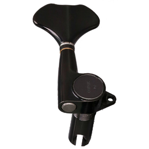 Gotoh GB707 Series Electric Bass Guitar Tuning Machines Black Chrome 2+2