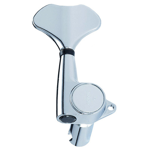 Gotoh GB707 Electric Bass Guitar Tuning Machines Chrome Finish 4-inline