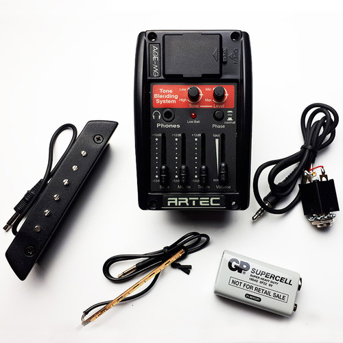 Artec AGE-MG Preamp Blender System with Piezo & Magnetic Pickups